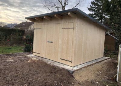 Bild Holzschuppen