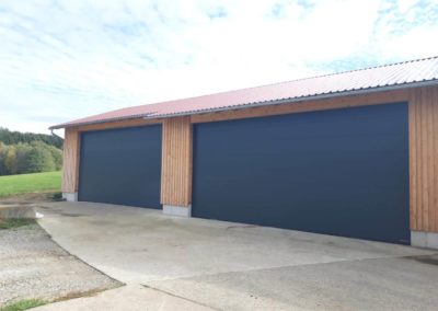 Darstellung eines Hallenbaus aus Holz 1